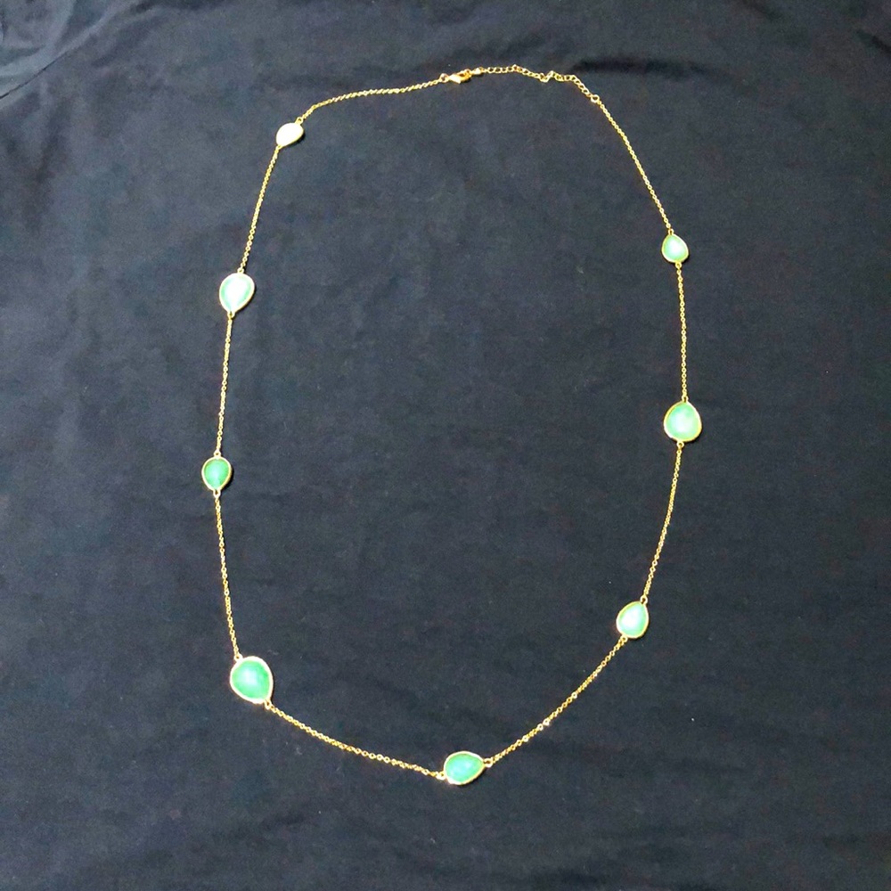 Green Station Necklace
